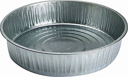 LITTLE GIANT Miller Co Galvanized Pan, 13 Quart
