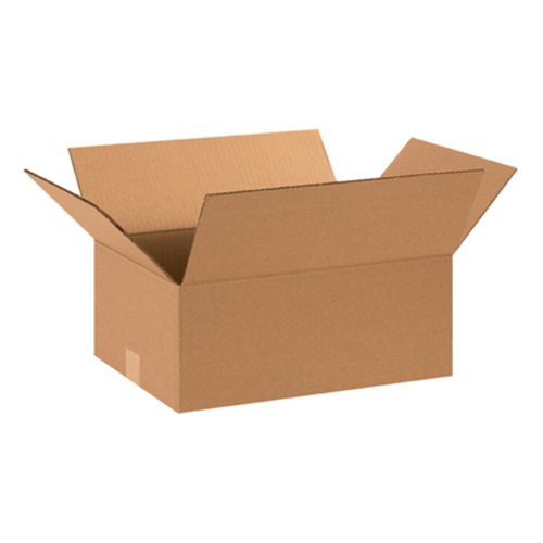Aviditi 15116 Corrugated Box, 15" Length x 11" Width x 6" Height, Kraft (Bundle of 25)