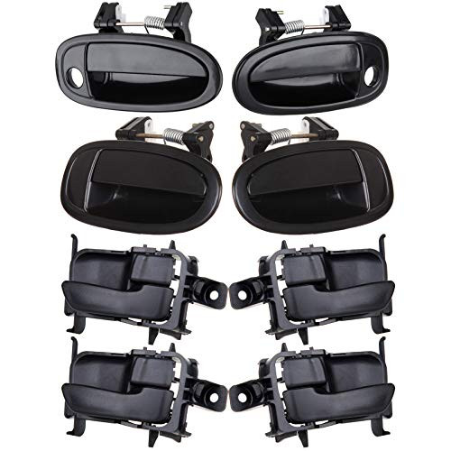 OCPTY Door Handles Exterior Interior Driver Passenger Side Replacement fit 1997-1999 Toyota Avalon Outside Inside Door Handle(8pcs)