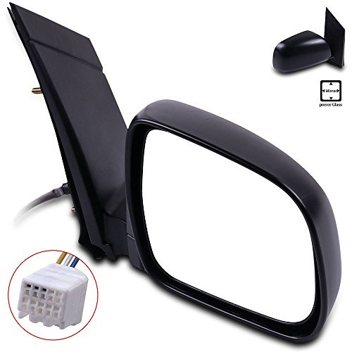 SCITOO Passenger Right Door Mirror fit 2004-2010 Toyota Sienna Power Adjusted Manual Folding Side Tow Mirror