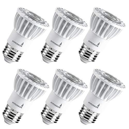 Hyperikon LED PAR16 Bulb, 8W (50 Watt), Dimmable Spot Light, E26 Base, 2700K, 6 Pack
