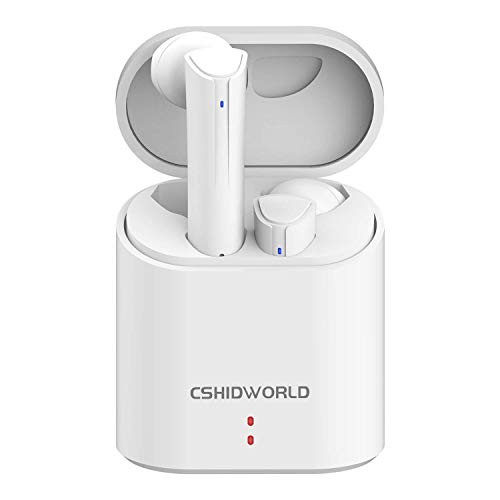 Bluetooth 5.0 Wireless Earbuds, Cshidworld True Wireless Headphones IPX7 Waterproof 24H Playtime Deep Bass HiFi 3D Stereo Sound Auto Pairing Bluetooth Headset with Charging Case Bluetooth 5.0 Wireless Earbuds, Cshidworld True Wireless Headphones IPX7 Waterproof 24H Playtime Deep Bass HiFi 3D Stereo Sound Auto Pairing Bluetooth Headset with Charging Case