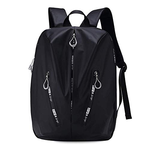 Kemy's Mens Laptop Backpack Water-Resistant Daypack Backpack Cool Rucksack Backpack for Casual, Travel,School(Black)