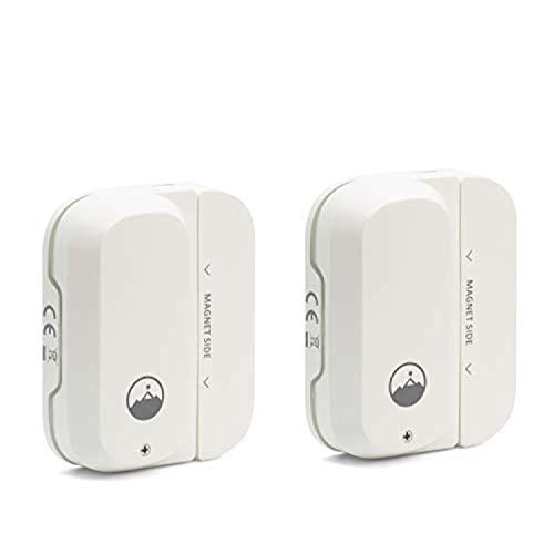 Fox&Summit FS-WDS100 Door and Window Sensor, WiFi Enabled Battery Operated Smart Sensor, Security Door Sensor, No Hub Required [2 PK]
