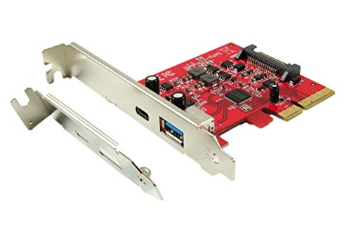 Ableconn PU31-AC-2 USB 3.1 Gen 2 (10 Gbps) Type-C & Type-A PCI Express (PCIe) x4 Host Adapter Card (ASMedia ASM2142 Chipset) Ableconn PU31-AC-2 USB 3.1 Gen 2 (10 Gbps) Type-C & Type-A PCI Express (PCIe) x4 Host Adapter Card (ASMedia ASM2142 Chipset)