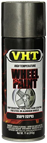 VHT (ESP189007-6 PK Graphite High Temperature Wheel Paint - 11 oz. Aerosol, (Case of 6)