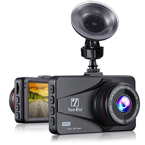 Dash Cam Dash Cameras Car Camera, Ananteke Dashboard Camera 3inch 1080P FHD LCD Screen 170°Wide Angle Driving Recorder, Motion Sensor, G-Sensor, Night Vision, Parking Monitor, Loop Recording