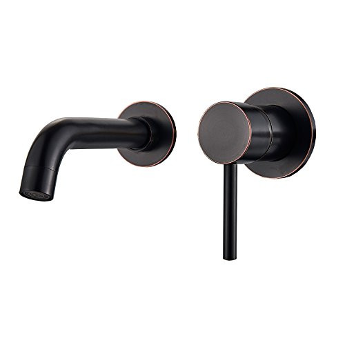 Rozin Wall Mounted Single Handle Mixer Bathroom Vanity Sink Faucet Basin Tap Oil Rubbed Bronze