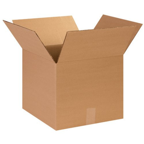 Aviditi 141412 Corrugated Box, 14" Length x 14" Width x 12" Height, Kraft (Bundle of 25)
