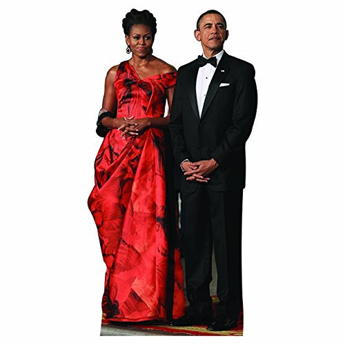 Wet Paint Printing + Design H25100 Michelle and Barack Obama Cardboard Cutout Wet Paint Printing + Design H25100 Michelle and Barack Obama Cardboard Cutout