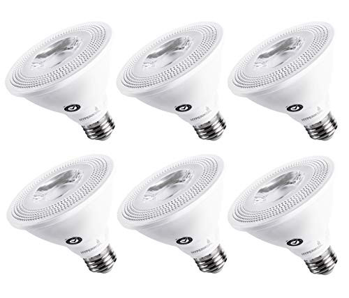 Hyperikon LED PAR30 Bulb, Short Neck 65 Watt (10W), Dimmable Flood Light, E26 Base, 2700K, E26, CRI90, 6 Pack Hyperikon LED PAR30 Bulb, Short Neck 65 Watt (10W), Dimmable Flood Light, E26 Base, 2700K, E26, CRI90, 6 Pack
