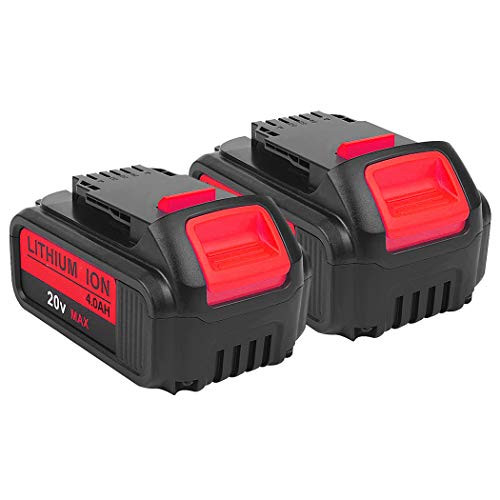 VANON 4.0Ah 20V for Dewalt DCB205 Battery, 2Pack Lithium-ion Replacement Battery for Dewalt dcb200 DCB204 DCB207 DCB205-2 DCB180 DCD985B DCD771C2 DCS355D1 DCD790B Cordless Power Tools