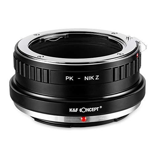 K&F Concept Lens Mount Adapter for Pentax PK Munt Lens to Nikon Z6 Z7 Camera
