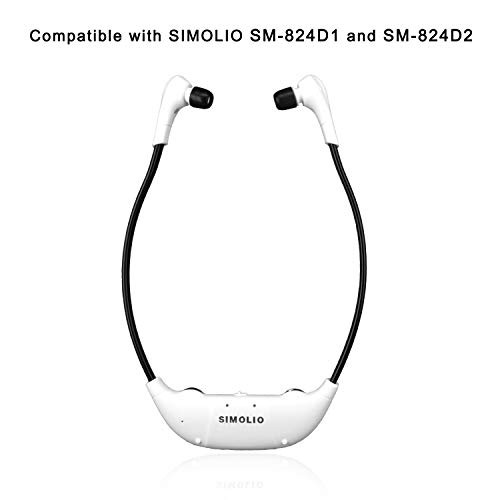SIMOLIO Additional Wireless TV Headphone, Replacement Headset for SM824D Series, Wireless