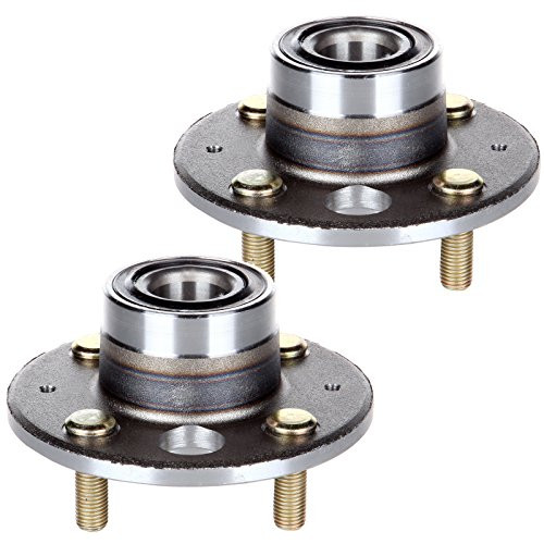 ECCPP Replacement for Wheel Hub Bearing Assembly New Premium Bearing and Hub Assembly Rear 4 Lugs for Acura Honda 1997-2000 513035 2pcs