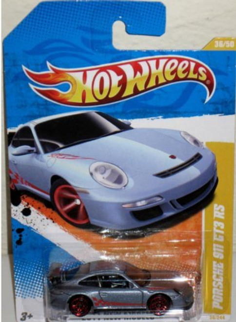 Hot Wheels - 2011 New Models 36/50 - Porsche 911 GT3 RS 36/244, 1:64 Scale (Dark Silver) Hot Wheels - 2011 New Models 36/50 - Porsche 911 GT3 RS 36/244, 1:64 Scale (Dark Silver)