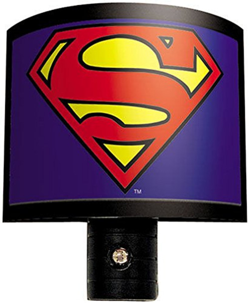 Ata-Boy DC Comics Superman Logo Automatic On/Off LED Bulb Nite Lite