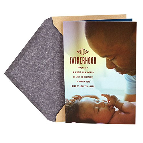 Hallmark Mahogany First Father's Day Card for New Dad (Fatherhood Opens New World) Hallmark Mahogany First Father's Day Card for New Dad (Fatherhood Opens New World)