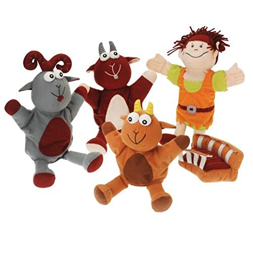 The Three Billy Goats Gruff Puppets