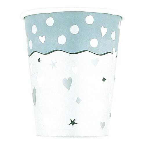 9oz Wedding Bells Paper Cups, 8ct