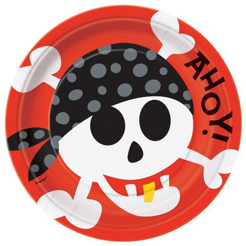 Pirate Party Dinner Plates, 8ct