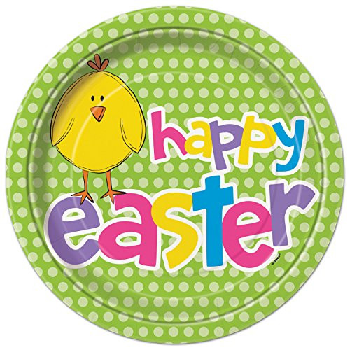 Bright Easter Dinner Plates, 8ct