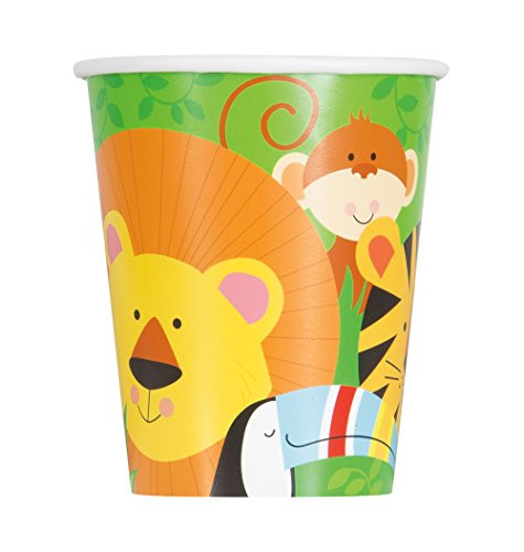 9oz Animal Safari Party Cups, 8ct