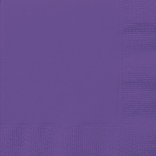 Neon Purple Beverage Napkins, 20ct