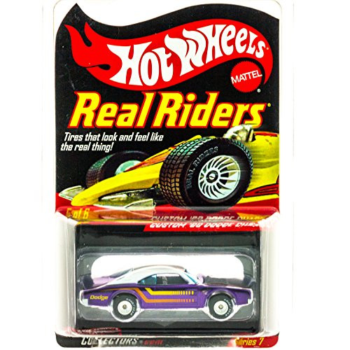 Hot Wheels Real Riders Custom '69 Dodge Charger Series 7 PURPLE 5/6
