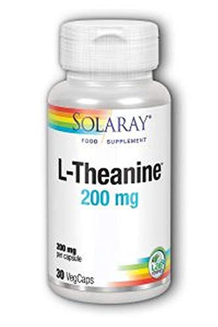 Solaray L-Theanine Chewable Supplement, 200 mg, 30 Count