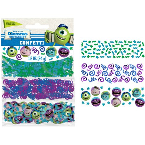 Amscan Monsters University Inc. Confetti Value Pack (3 Types)