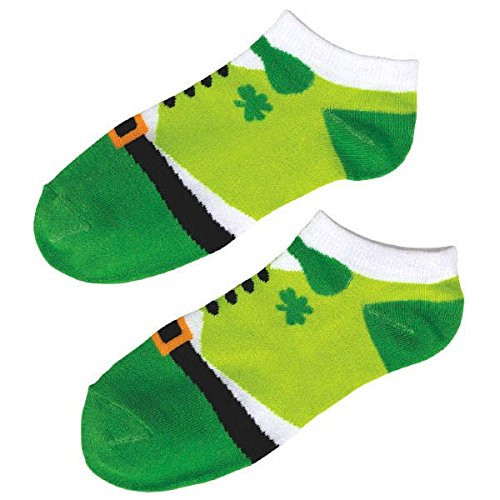 Amscan St. Patrick's Day Green Leprechaun Ankle Socks, 1 Pair | Party Accessory