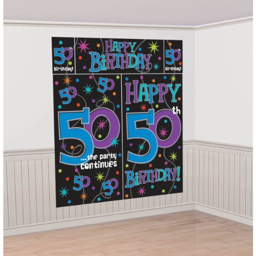The Party Continues - 50 Scene Setter Wall Decorating Kit