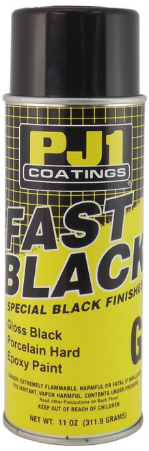 PJ1 16-GLS Gloss Black Epoxy Spray Paint (Aerosol), 11 oz