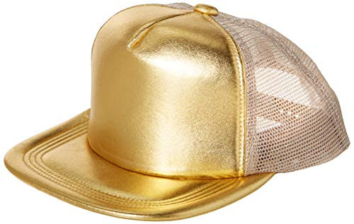Amscan 397507.19 Gold Baseball Hat, One Size, Multicolor
