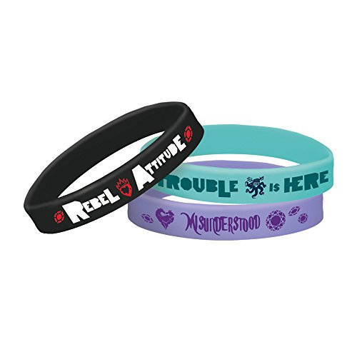 amscan Disney Descendants 2 Rubber Bracelet Favors