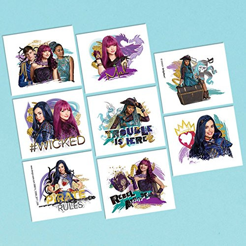 Amscan Tattoo Favor | Disney Descendants 2 Collection | Party Accessory