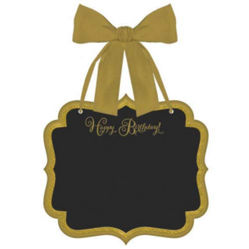 Amscan 241901 Decorating Kit Party Décor, 10" x 9 1/4", Gold