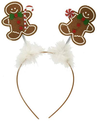 Amscan Christmas Gingerbread Head Bopper, 10" X 9"
