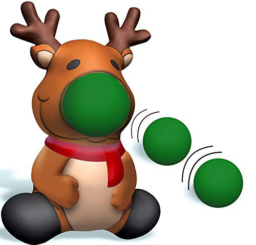 Amscan 398981 party favor Contains: 1 Reindeer, 5 1/2" x 3" 3 Foam Balls, 1 1/8" Multicolored