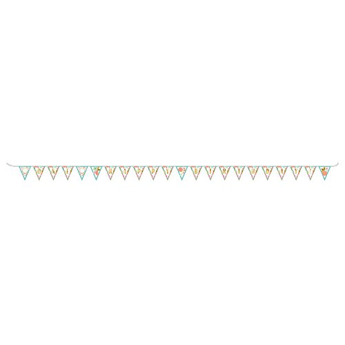 Amscan Boho Birthday Pennant Banner