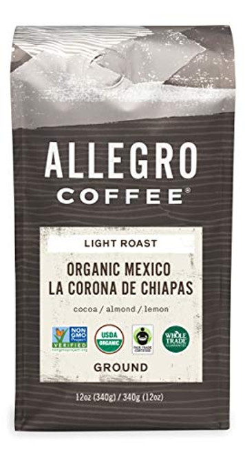 Allegro Coffee Organic Mexico Ground Coffee, 12 oz Allegro Coffee Organic Mexico Ground Coffee, 12 oz