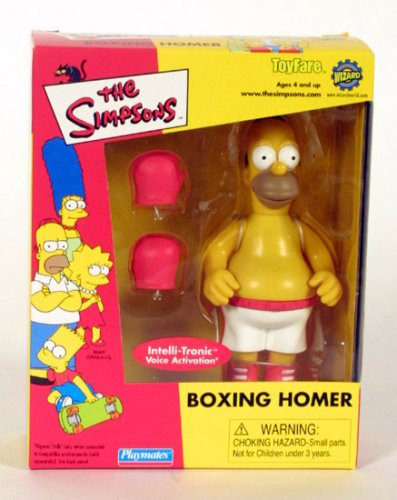 SIMPSONS "BOXING HOMER" TOYFARE LIMITED MAIL IN EXCLUSIVE