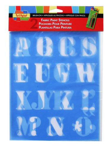 Scribbles Fabric Paint Stencils