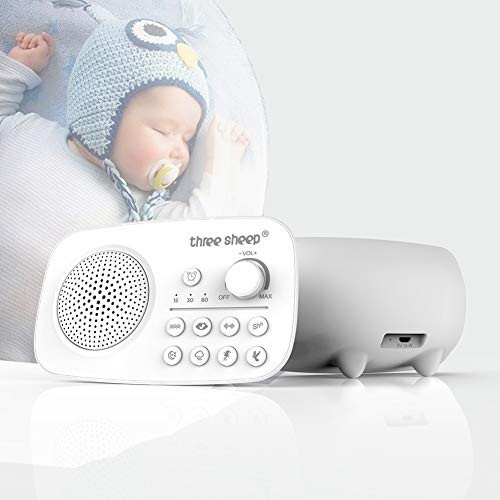 Alliner White Noise Sound Machine for Sleeping Baby Kids Adults Sleep Machine - Homemedics White Noise Machine Best Sound Machines for Sleeping Portable with 8 Soothing Sounds, Sleep Timer