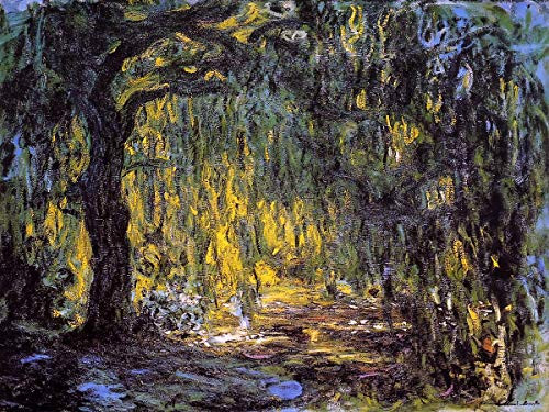 Monet Wall Art Collection Weeping Willow 2, 1918 by Claude Monet Canvas Prints Wrapped Gallery Wall Art | Stretched and Framed Ready to Hang 8X12 Monet Wall Art Collection Weeping Willow 2, 1918 by Claude Monet Canvas Prints Wrapped Gallery Wall Art | Stretched and Framed Ready to Hang 8X12