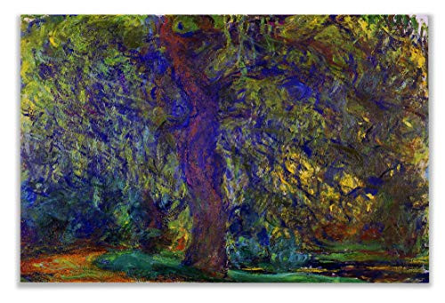 Monet Wall Art Collection Weeping Willow 1, 1918 By Claude Monet Canvas Prints Wrapped Gallery Wall Art | Stretched and Framed Ready to Hang 24X32 Monet Wall Art Collection Weeping Willow 1, 1918 By Claude Monet Canvas Prints Wrapped Gallery Wall Art | Stretched and Framed Ready to Hang 24X32