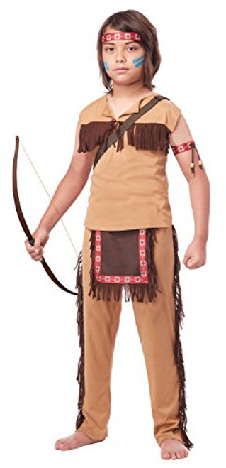 California Costumes Native American Brave Child Costume, Medium