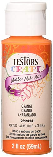 TESTOR ACR 292424A 2OZ Orange Matte Acrylic Paint
