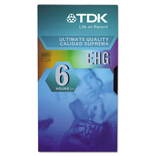 TDK High Grade VHS Videotape Cassette, 6 Hours (TDK30120) Category: VCRs and VCR Accessories